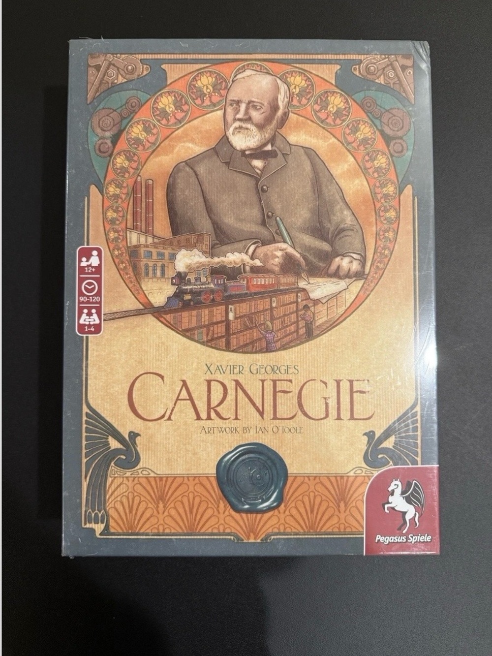 Carnegie Board Game by Pegasus Spiele *Factory Sealed*